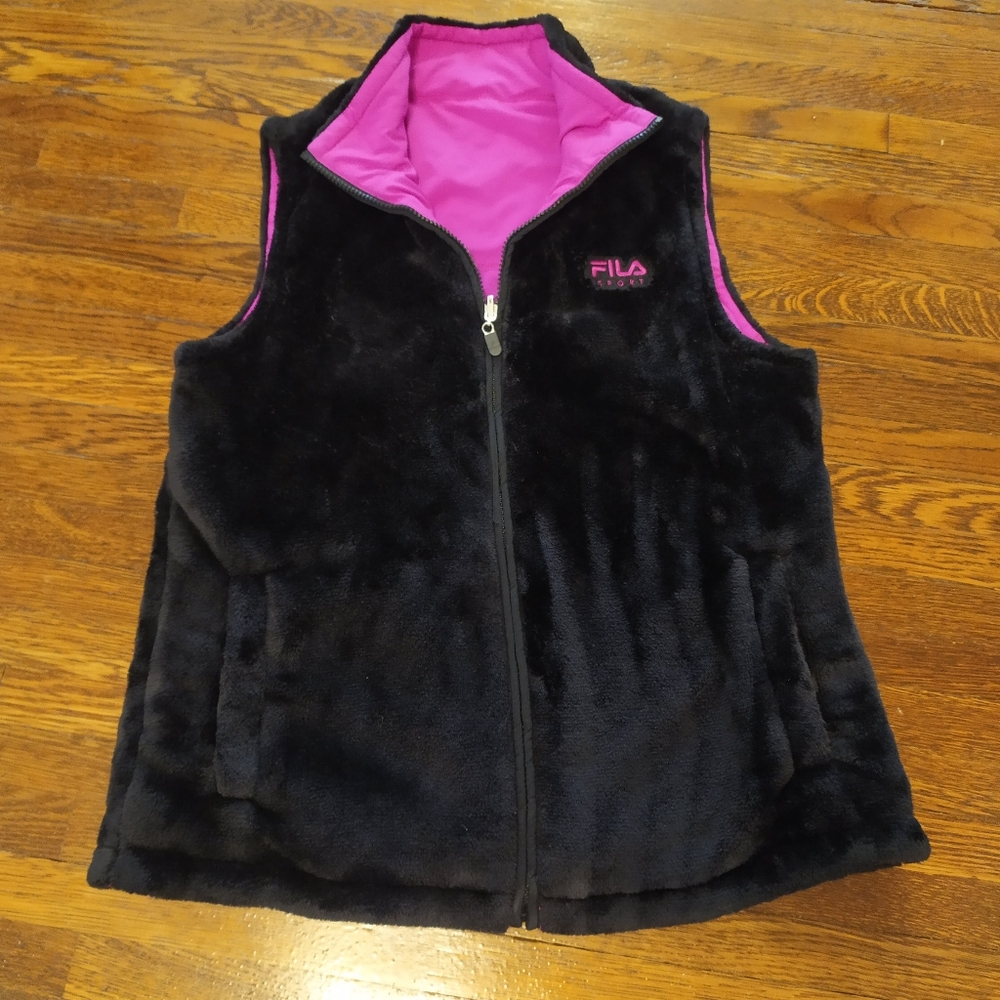 NWOT Fila reversible zip up fest